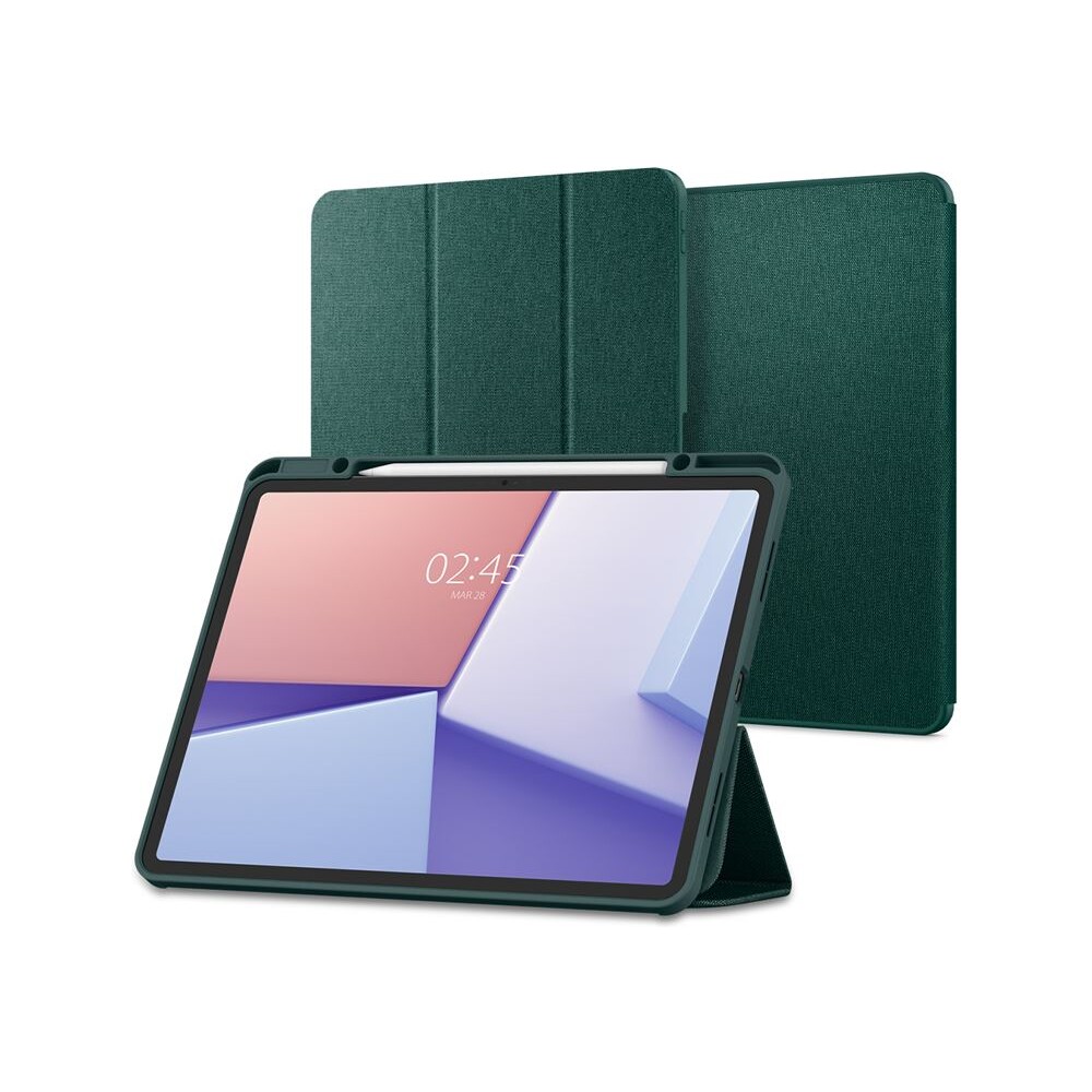 Spigen-Urban-Fit-pouzdro-iPad-Air-13-2024-2026-pulnocne-zelene