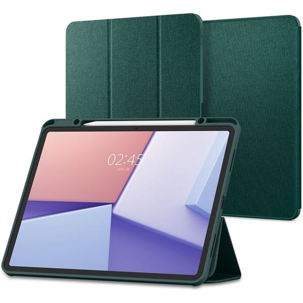 Spigen-Urban-Fit-pouzdro-iPad-Air-13-2024-2026-pulnocne-zelene