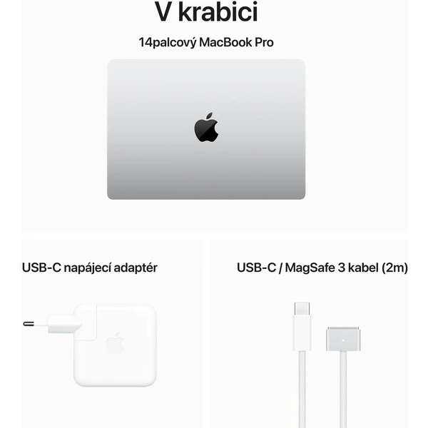 Apple MacBook Pro 14" / M3 Max / 36GB / 1TB / SK KLV / stříbrný - Notebooky - Obrázek VEX2000O01