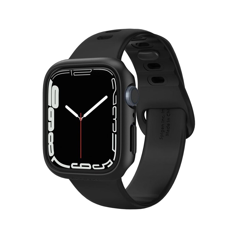 Spigen-Thin-Fit-pouzdro-Apple-Watch-9-8-7-41mm-cerne