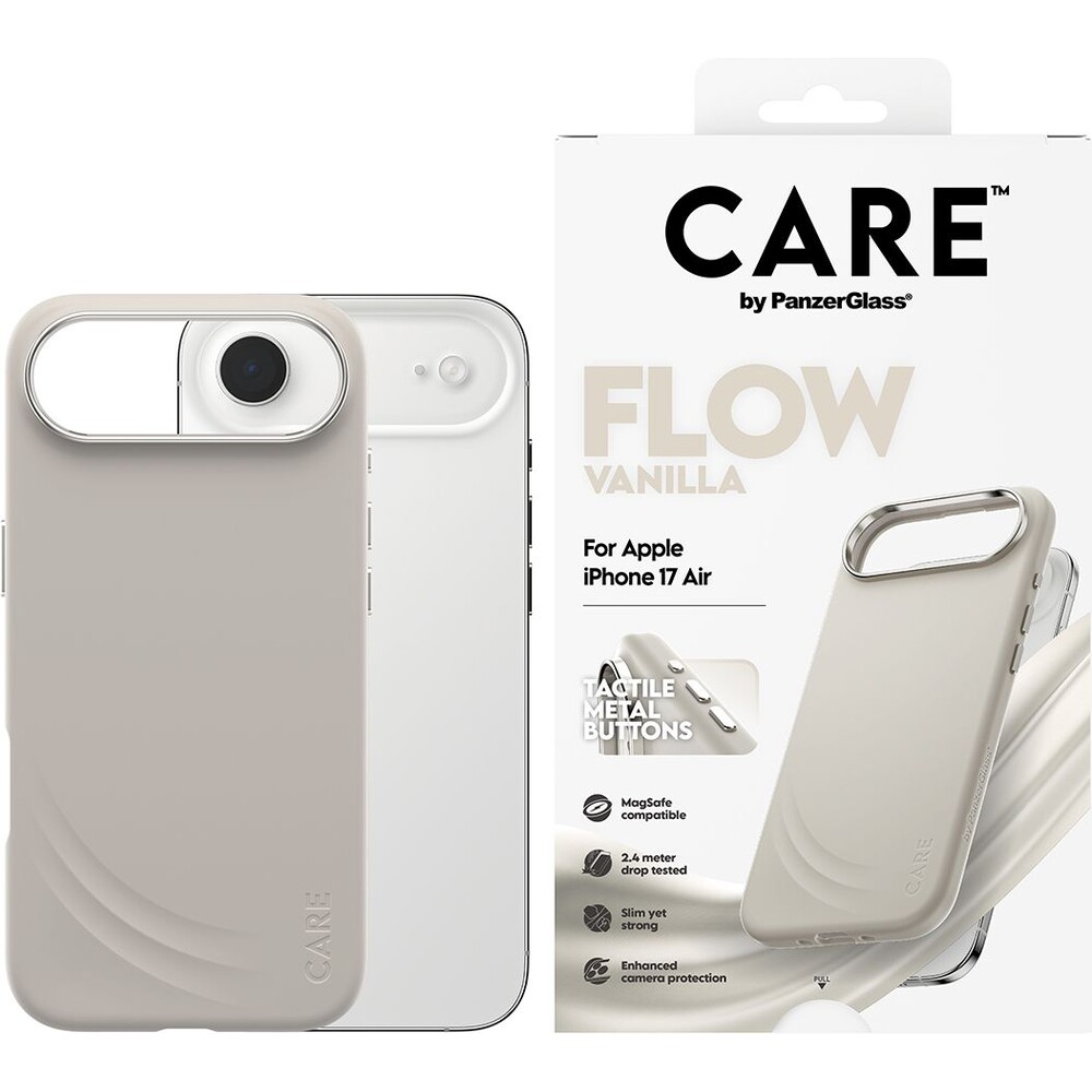 PanzerGlass-CARE-Flow-kryt-s-MagSafe-Apple-iPhone-Air-Vanilla