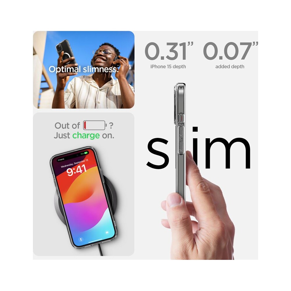 Spigen-Ultra-Hybrid-MagFit-kryt-iPhone-15-bily