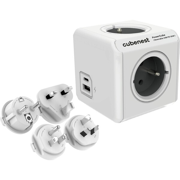CubeNest-PowerCube-ReWirable-USB-PD-20W-A-C-seda