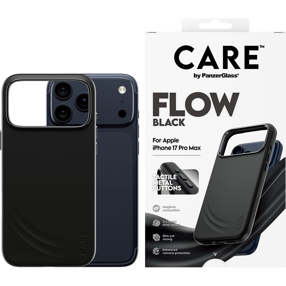 PanzerGlass-CARE-Flow-kryt-s-MagSafe-Apple-iPhone-17-Pro-Max-cerny