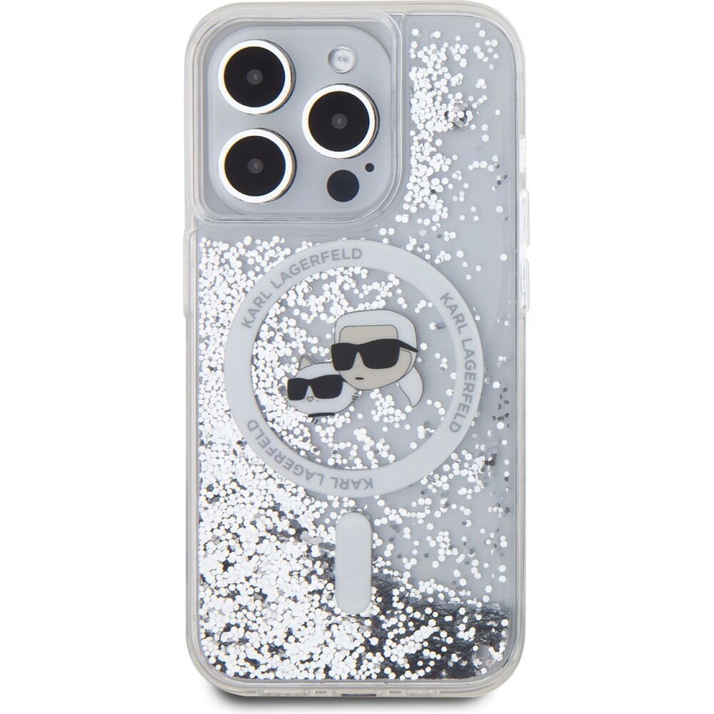 Karl-Lagerfeld-Liquid-Glitter-Karl-and-Choupette-Heads-MagSafe-zadni-kryt-pro-iPhone-15-Pro-ciry
