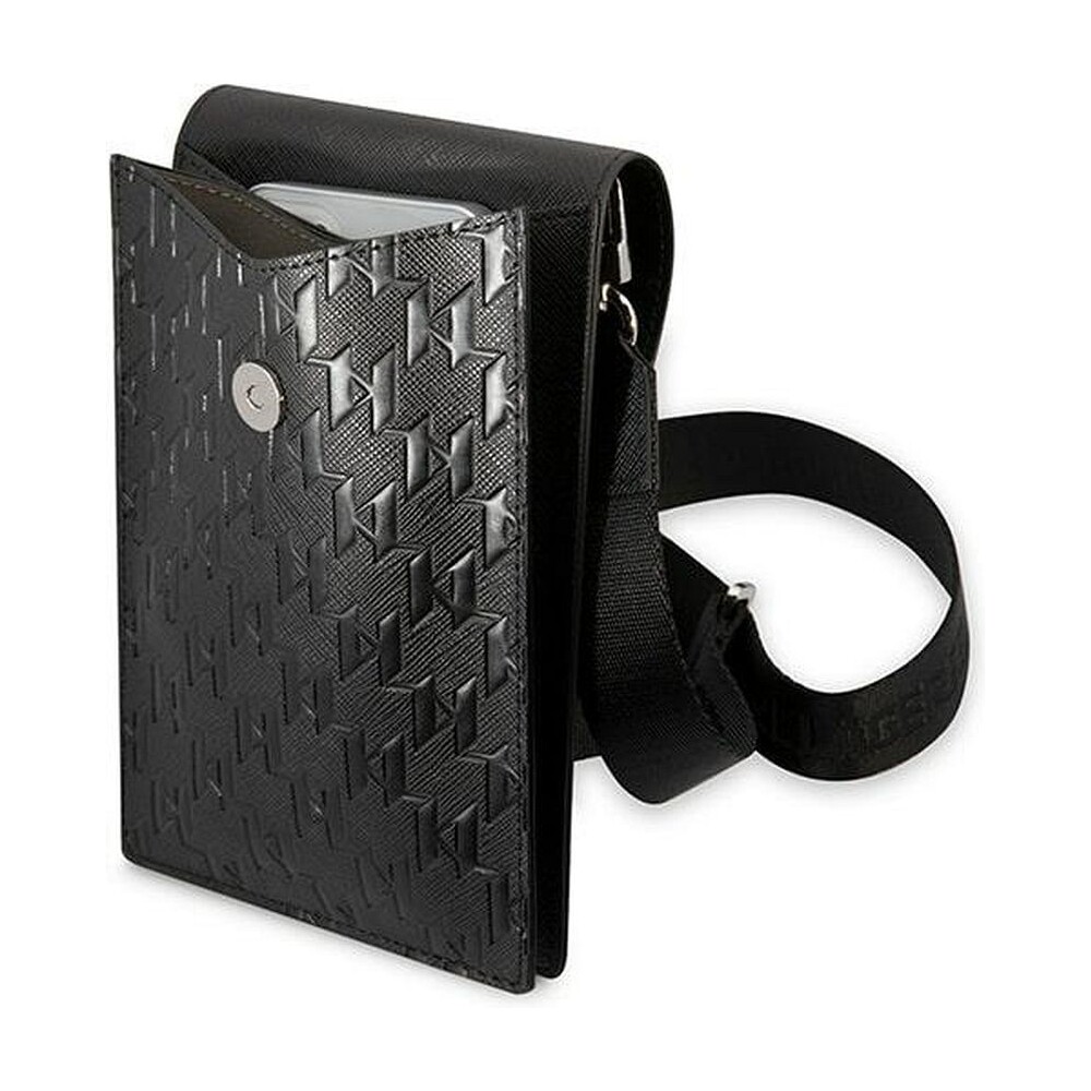 Karl-Lagerfeld-Monogram-Wallet-Bag-pouzdro-cerne