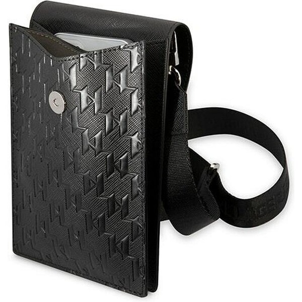 Karl-Lagerfeld-Monogram-Wallet-Bag-pouzdro-cerne