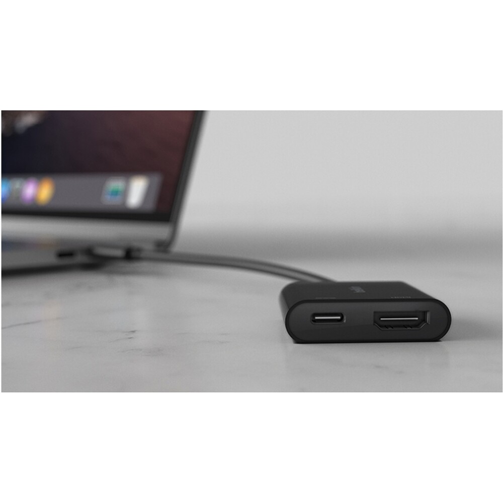 Belkin-USB-C-HDMI-redukce-s-napajecim-USB-C-konektorem-60W-cerna