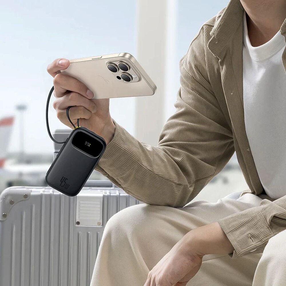 Baseus-EnerFill-FC31-Qpow-3-20000mAh-powerbanka-45W-s-kabelem-USB-C-a-Lightning-cerna