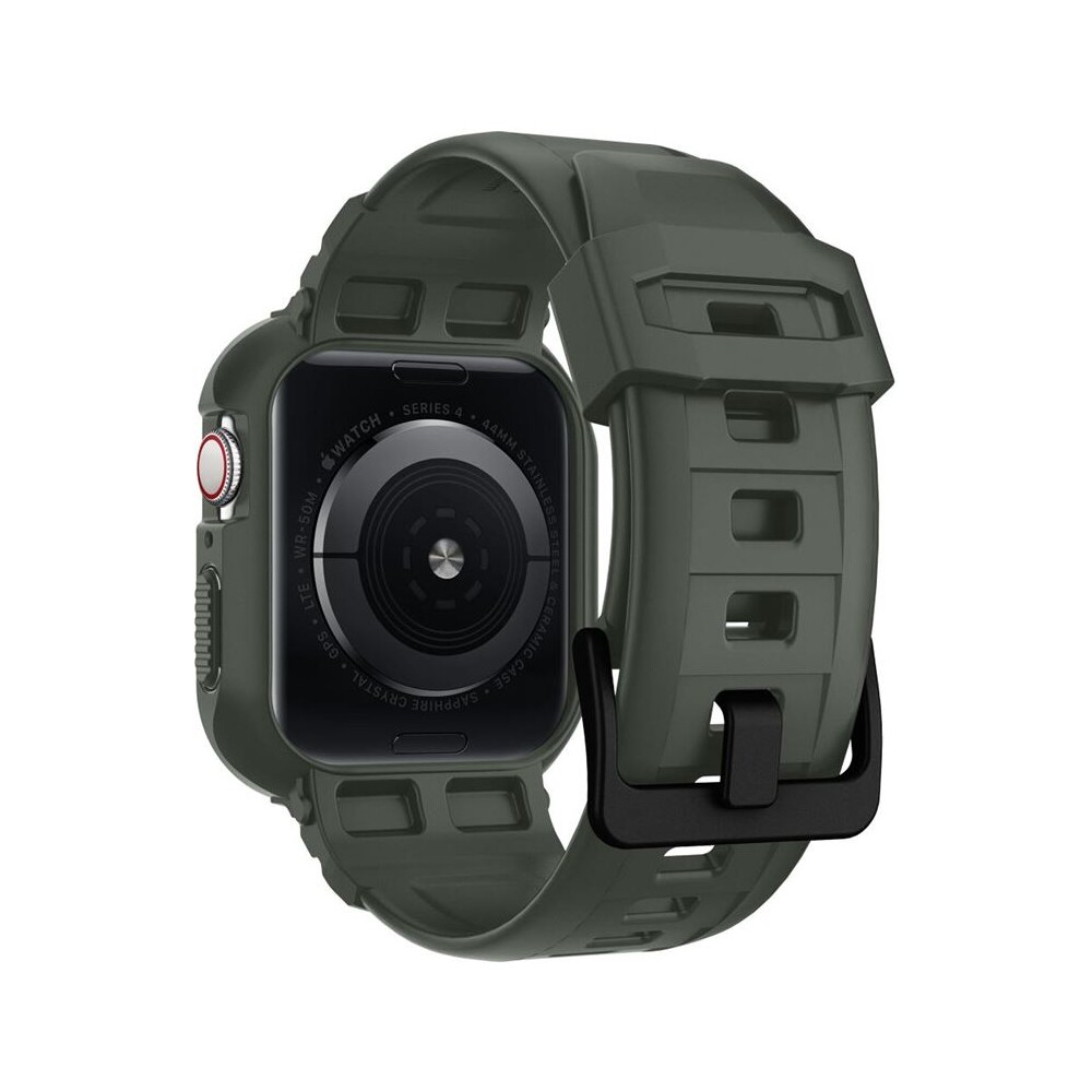 Spigen-Rugged-Armor-Pro-reminek-s-pouzdrem-Apple-Watch-44-45mm-zeleny