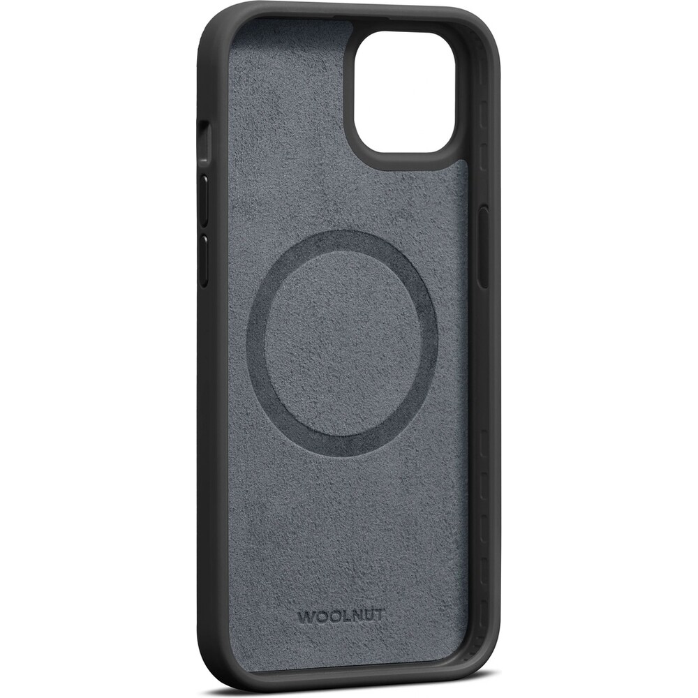 Woolnut-MagSafe-kozeny-kryt-pro-iPhone-15-Plus-cerny