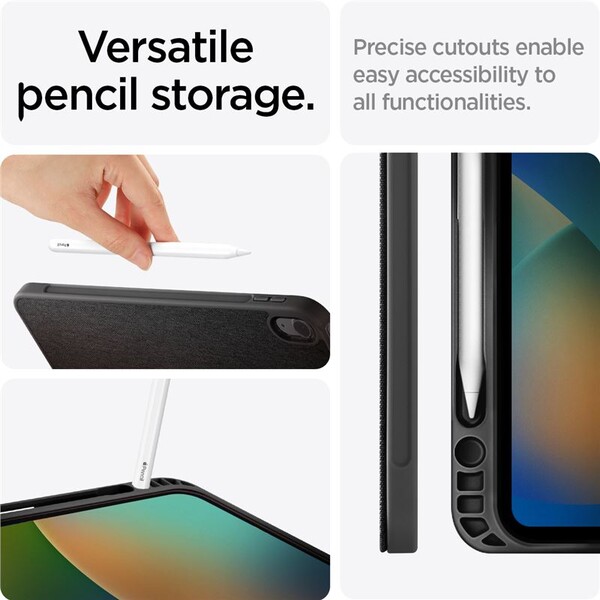 Spigen-Urban-Fit-pouzdro-iPad-10-9-2022-iPad-11-2025-cerne