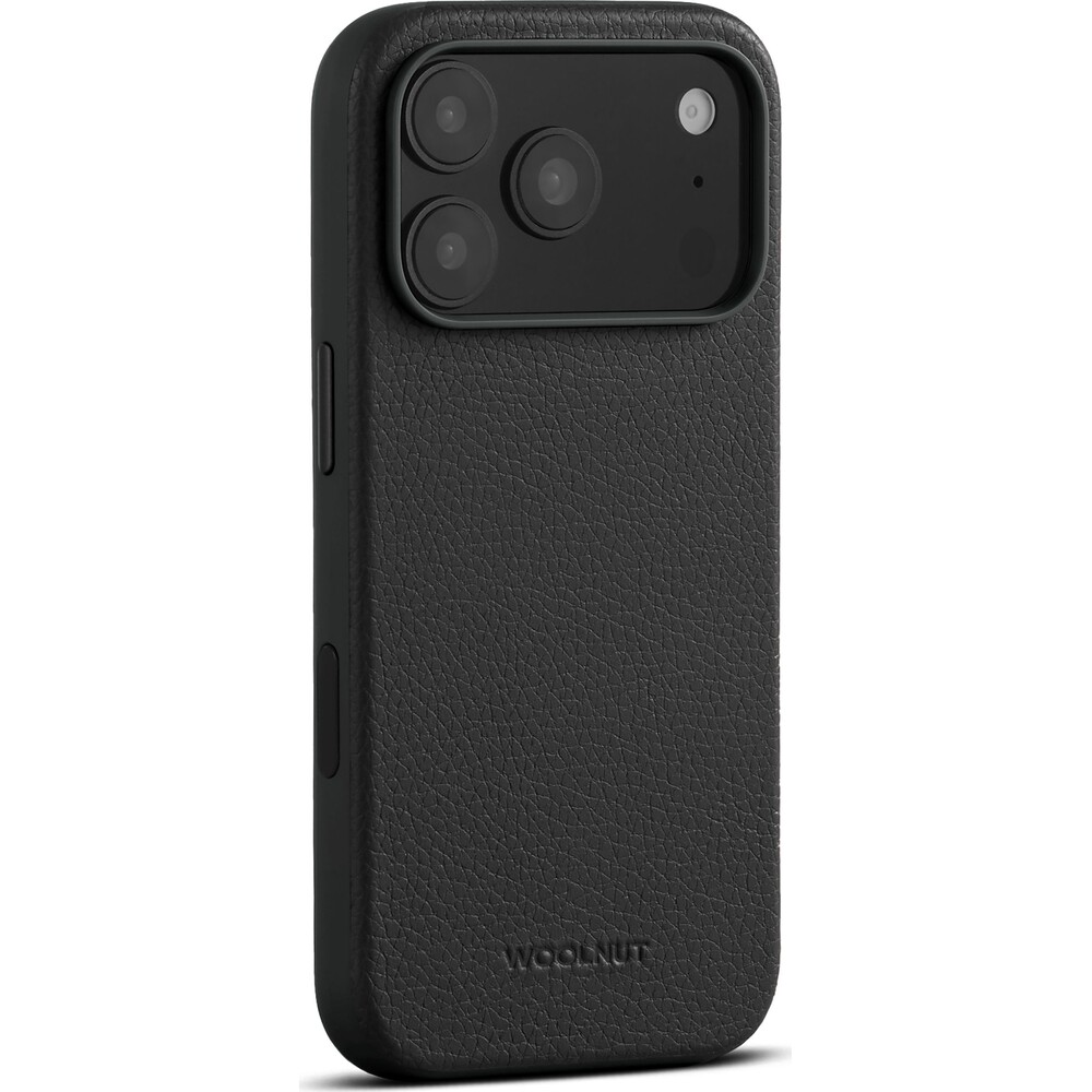 Woolnut-MagSafe-kozeny-kryt-iPhone-17-Pro-cerny