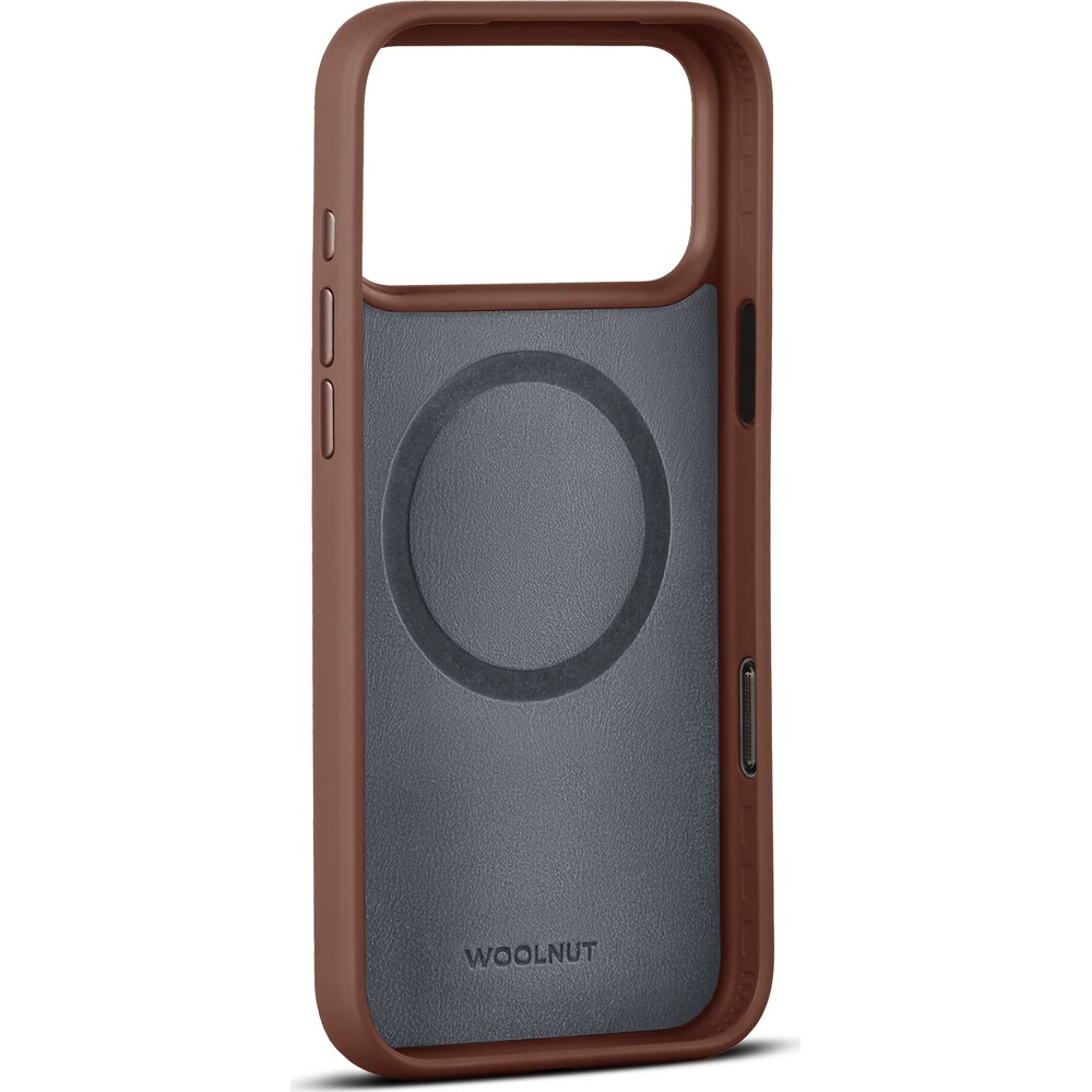 Woolnut-MagSafe-kozeny-kryt-iPhone-17-Pro-Max-hnedy