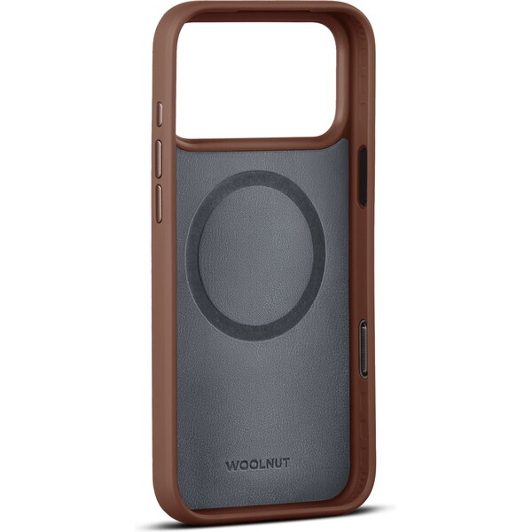 Woolnut-MagSafe-kozeny-kryt-iPhone-17-Pro-Max-hnedy