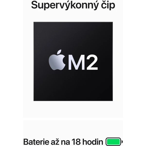 Apple MacBook Air 15,3" (2023) / M2 / 8GB / 256GB / vesmírně šedý - Notebooky - Obrázek VY6P100501