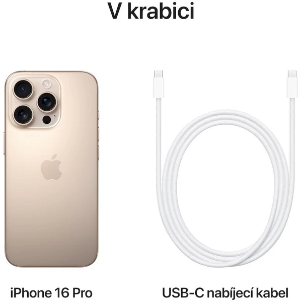 Apple iPhone 16 Pro 512GB pouštní titan - Mobilní telefony - Obrázek W2PD000K01