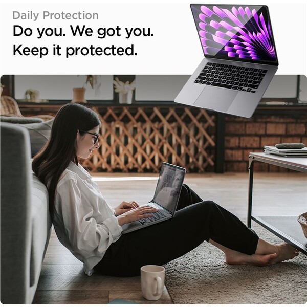 Spigen-Glass-tR-Slim-tvrzene-sklo-MacBook-Air-15-M2-M3-M4