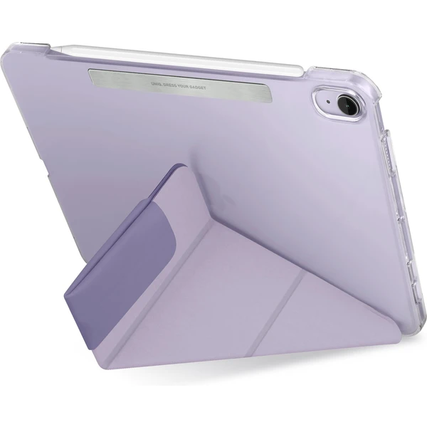 UNIQ Camden Antimikrobiální pouzdro iPad Mini (2021/2024) fialové - Pouzdra - Obrázek W446100501