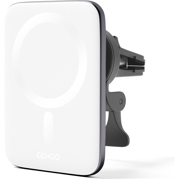 EPICO-Ultrathin-Wireless-Car-Charger-s-MagSafe-stribrna-bila