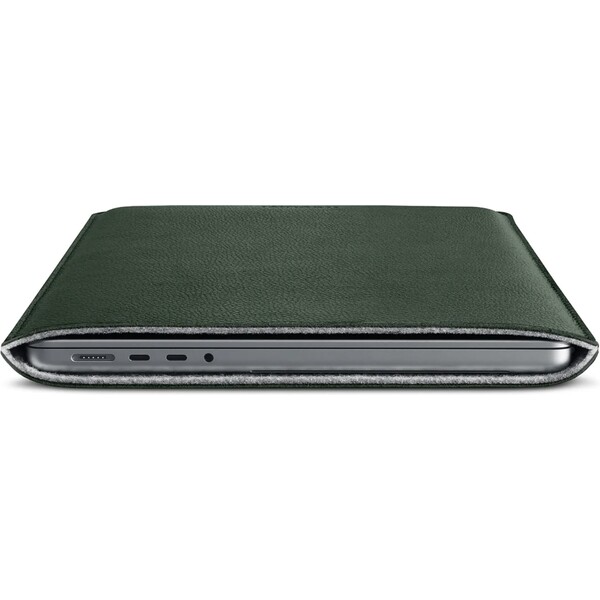 Woolnut-kozene-Sleeve-pouzdro-pro-14-MacBook-Pro-tmave-zelene