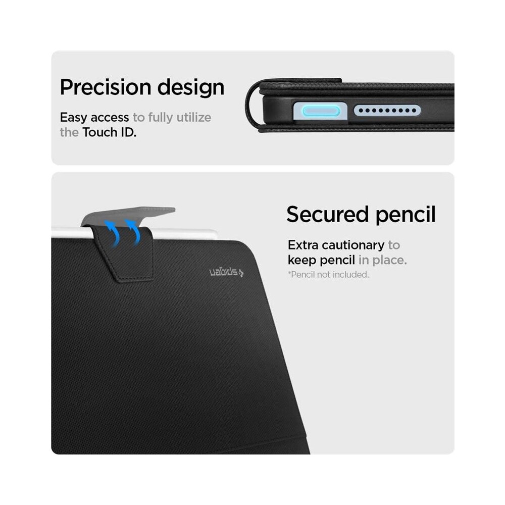 Spigen-Liquid-Air-Folio-pouzdro-Apple-iPad-Air-10-9-20-22-11-24-25-26-cerne