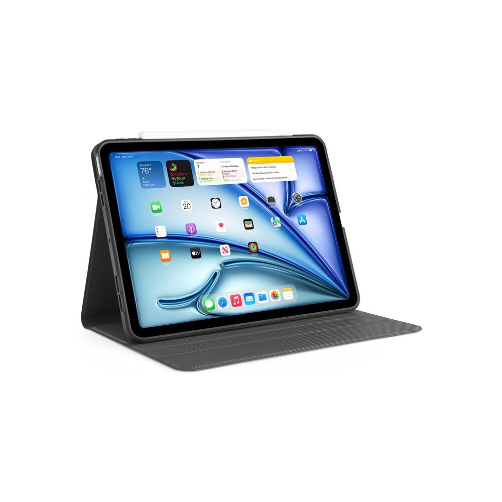 Pipetto-Origami-No5-Rotating-Folio-pouzdro-iPad-Air-13-2026-2025-2024-cerne