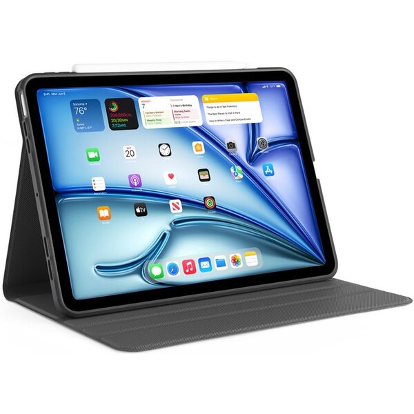 Pipetto-Origami-No5-Rotating-Folio-pouzdro-iPad-Air-13-2026-2025-2024-cerne