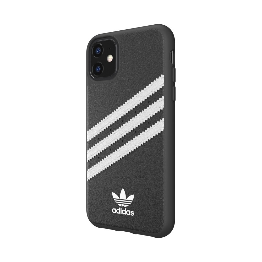 ADIDAS-Originals-Moulded-PU-pouzdro-iPhone-11-cerne-bile