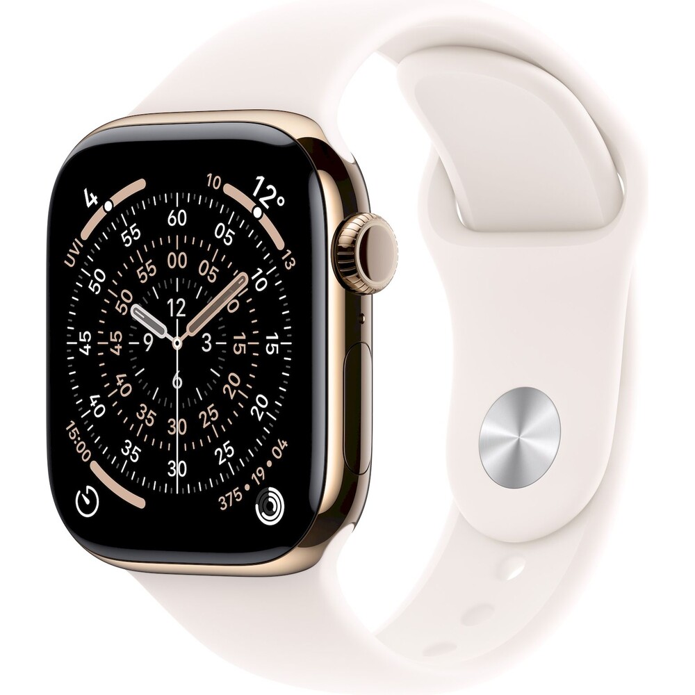 Apple-Watch-Series-11-Cellular-42mm-Zlaty-Titan-se-svetle-rumenym-sportovnim-reminkem-M-L