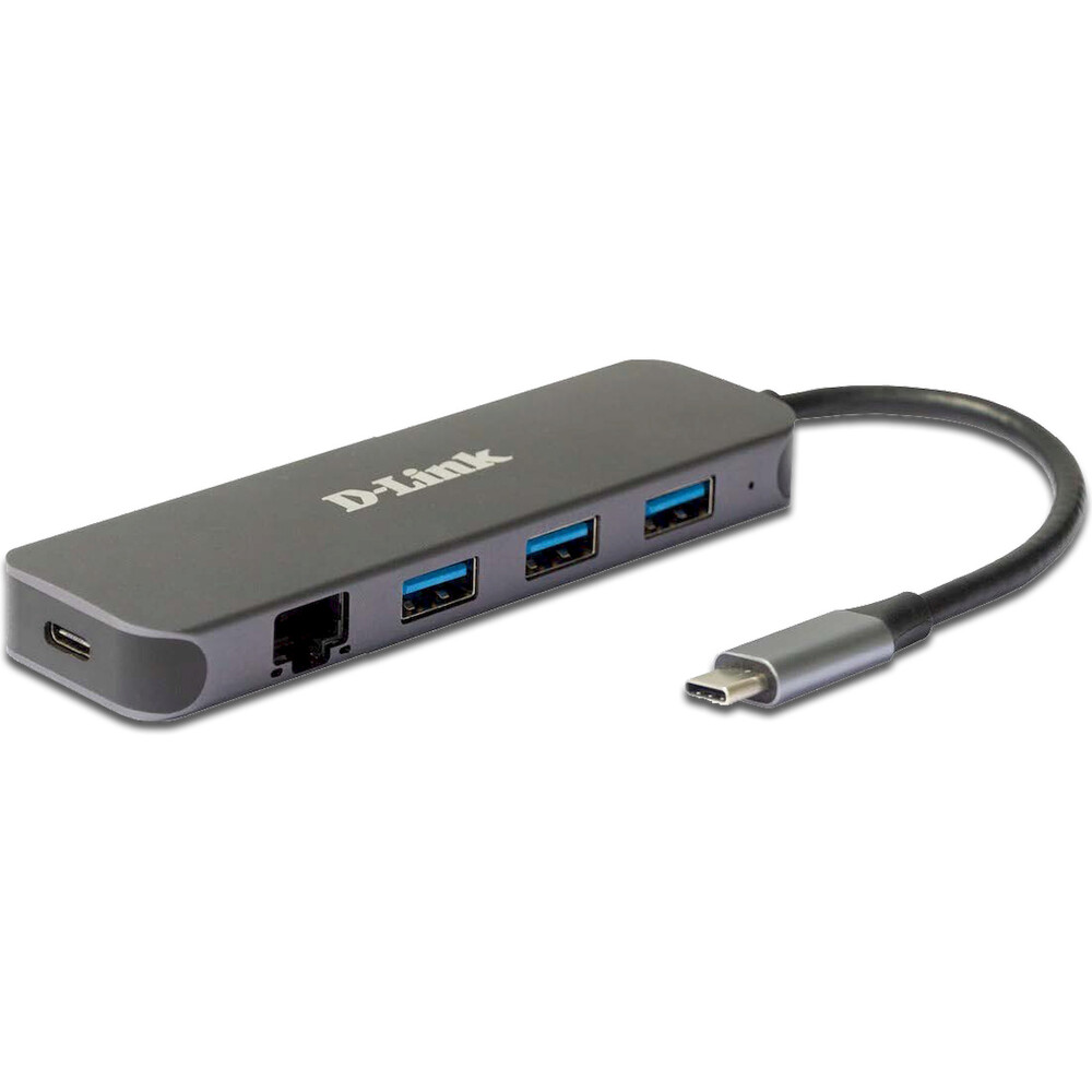 D-Link-5v1-USB-C-Hub-PD-60W-antracitovy