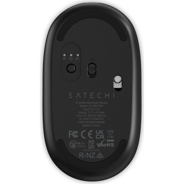 Satechi-OntheGo-Bluetooth-bezdratova-mys-cerna