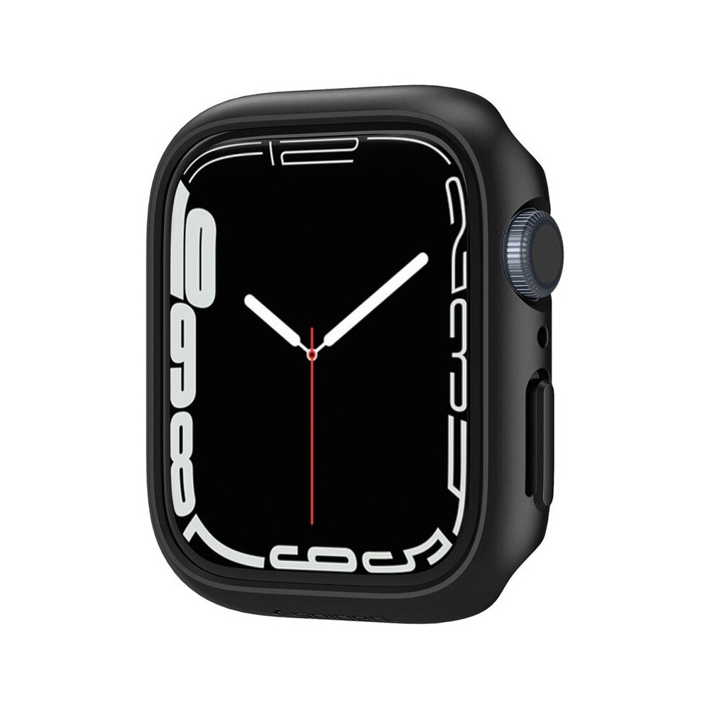 Spigen-Thin-Fit-pouzdro-Apple-Watch-9-8-7-41mm-cerne