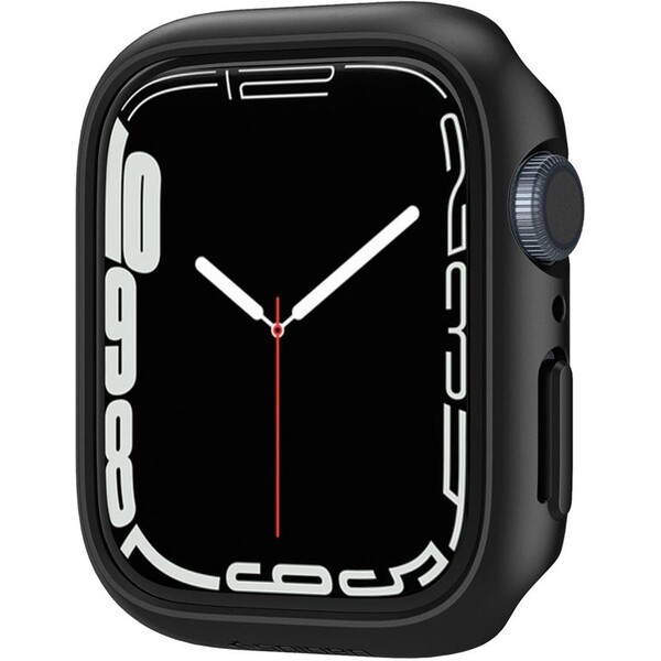 Spigen-Thin-Fit-pouzdro-Apple-Watch-9-8-7-41mm-cerne