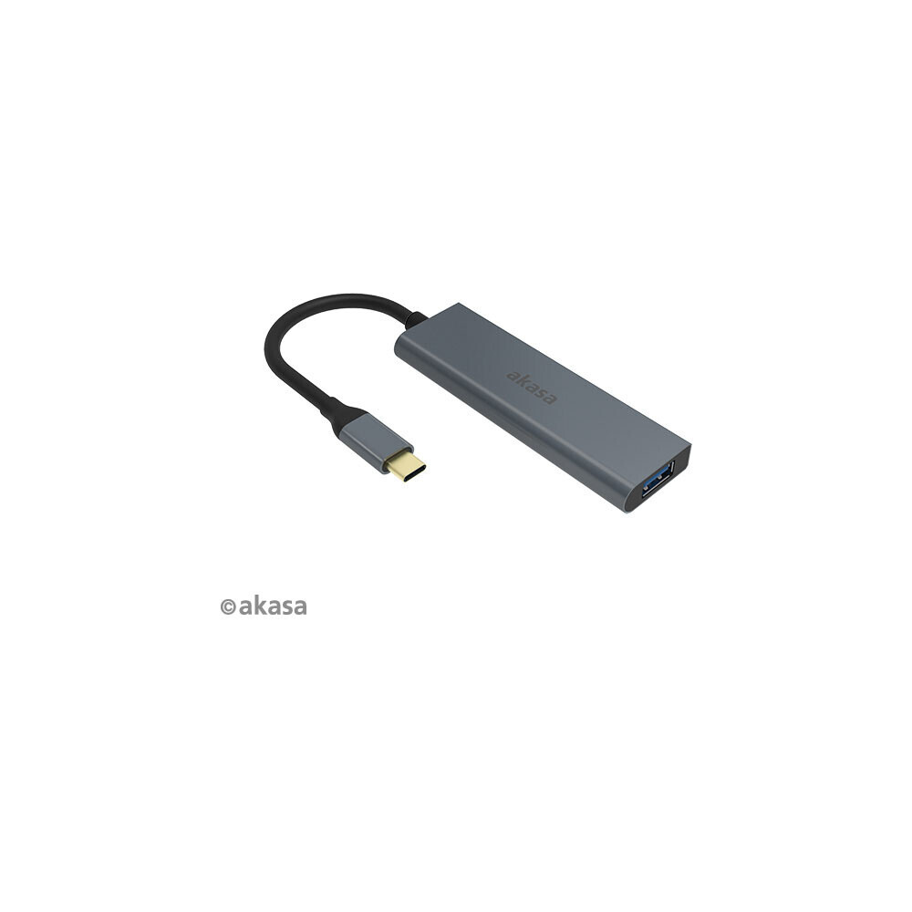 Akasa-hub-USB-Type-C-4x-USB-3-0-18cm