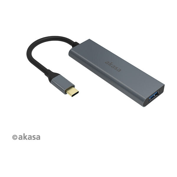 Akasa-hub-USB-Type-C-4x-USB-3-0-18cm