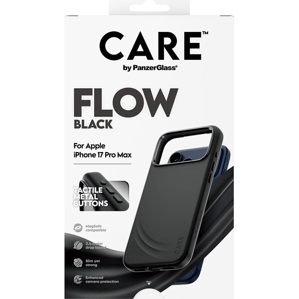 PanzerGlass-CARE-Flow-kryt-s-MagSafe-Apple-iPhone-17-Pro-Max-cerny