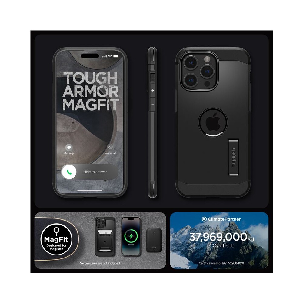 Spigen-Tough-Armor-MagFit-kryt-iPhone-15-Pro-Max-cerny