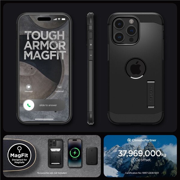 Spigen-Tough-Armor-MagFit-kryt-iPhone-15-Pro-Max-cerny