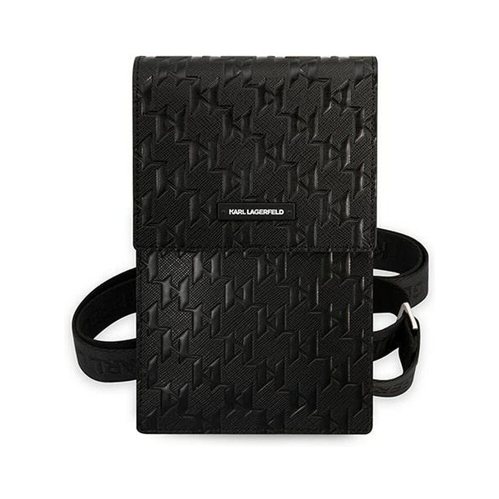 Karl-Lagerfeld-Monogram-Wallet-Bag-pouzdro-cerne