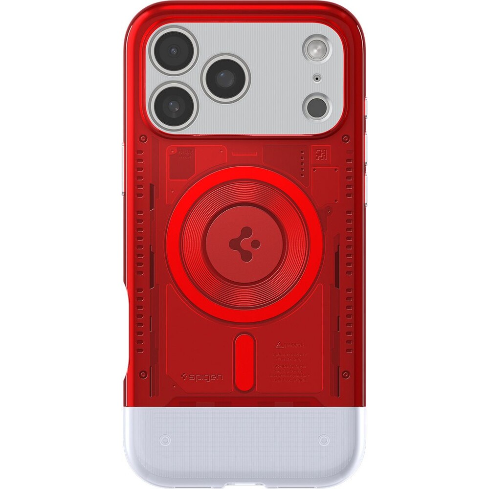 Spigen-Classic-C1-MagSafe-kryt-iPhone-17-Pro-ruby