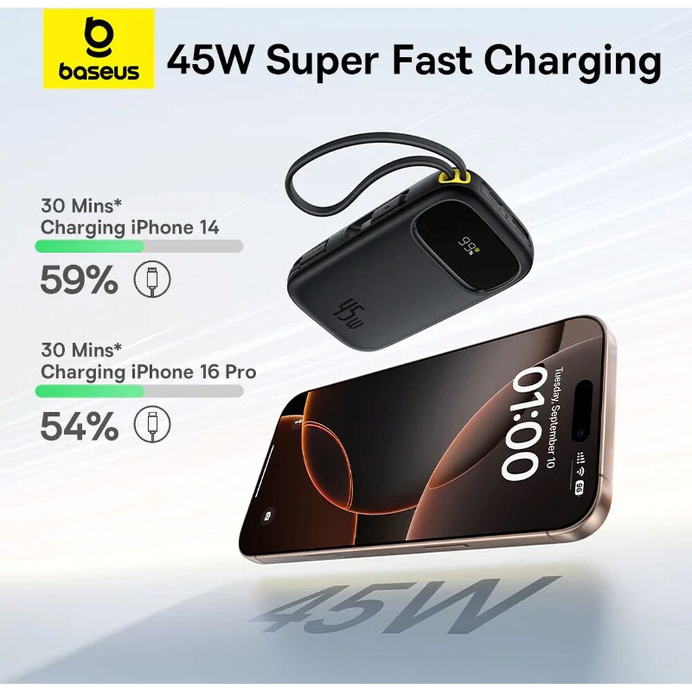 Baseus-EnerFill-FC31-Qpow-3-20000mAh-powerbanka-45W-s-kabelem-USB-C-a-Lightning-cerna