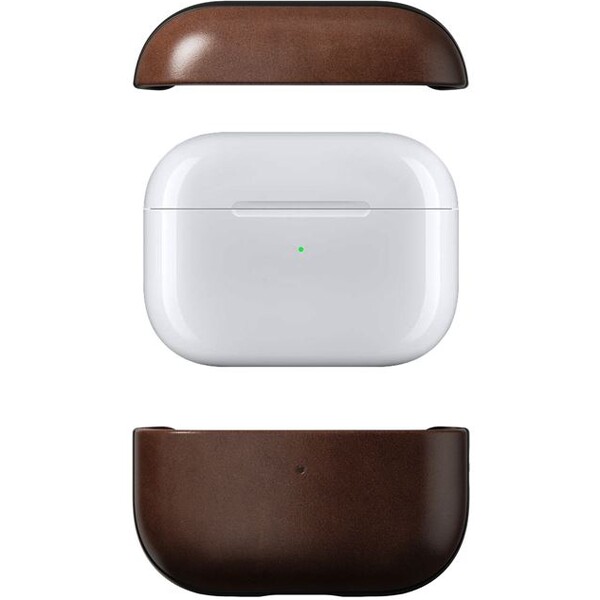 Nomad-Modern-Leather-pouzdro-AirPods-Pro-2-generace-tmave-hnede