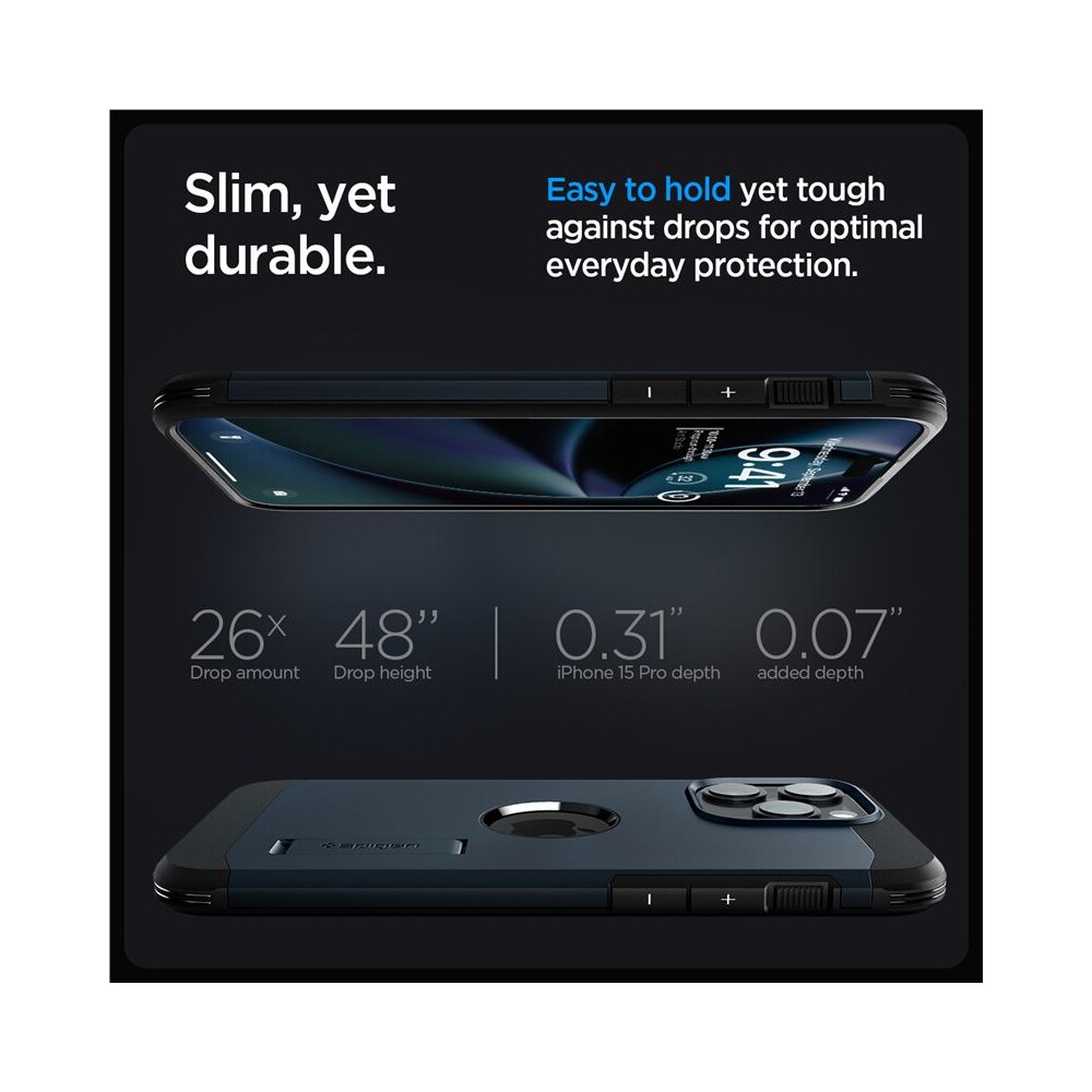 Spigen-Tough-Armor-MagFit-kryt-iPhone-15-Pro-Max-modry