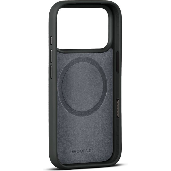 Woolnut-MagSafe-kozeny-kryt-iPhone-17-Pro-cerny