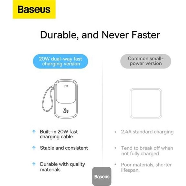 Baseus-Qpow-Pro-10000mAh-20W-s-kabelem-Lightning-bila