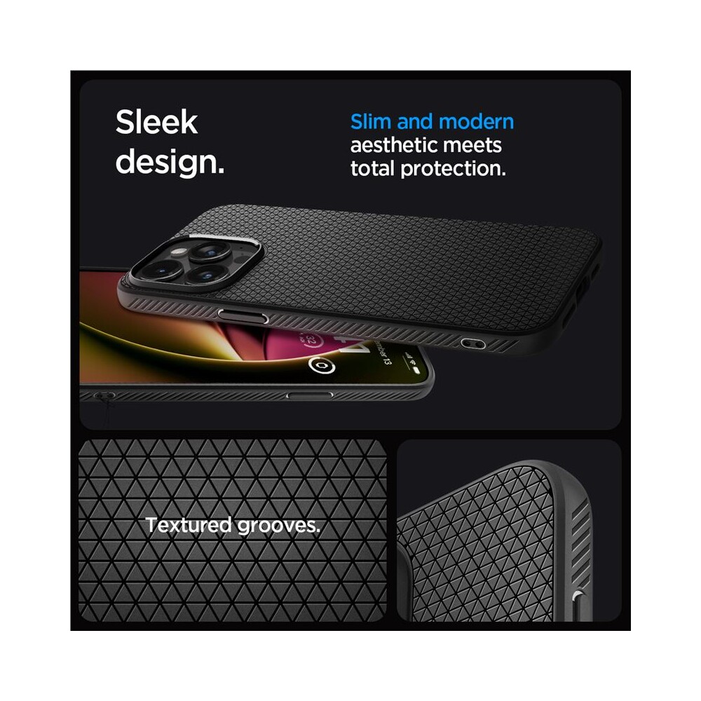 Spigen-Liquid-Air-kryt-iPhone-15-Pro-Max-matne-cerny