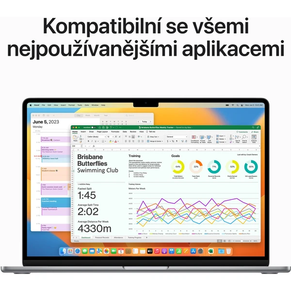 Apple MacBook Air 15,3" (2023) / M2 / 8GB / 256GB / vesmírně šedý - Notebooky - Obrázek WY6P100501