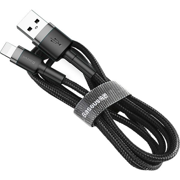 Baseus-Cafule-USB-A-Lightning-napajeci-kabel-1m-cerny