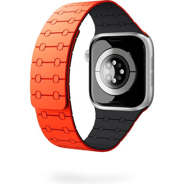Epico-Magnetic-silikonovy-reminek-pro-Apple-Watch-49-46-45-44-42mm-oranzovy